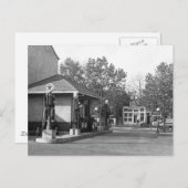 Gasstation 1925 postkarte (Vorne/Hinten)