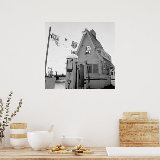 Gasstation: 1939 poster (Küche)