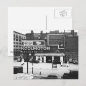 Gasstation Cleveland Ohio Vintages Foto Postkarte (Vorne/Hinten)