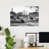 Gasstation der 20er Jahre Poster (Heimbüro)