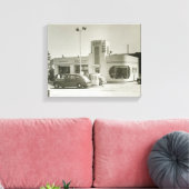 Gasstation Leinwanddruck (Insitu (Wohnzimmer))