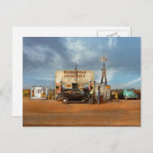 Gasstation - Mitten im Nirgendwo 1940 Postkarte (Vorne/Hinten)