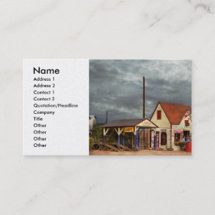 Gasstation - Mix und Match Gas 1939 Visitenkarte