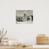 Gasstation Poster (Küche)