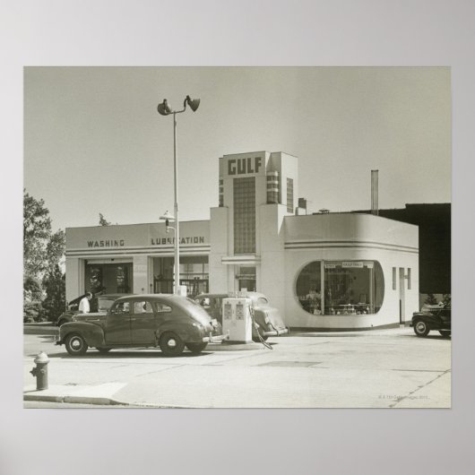 Gasstation Poster (Vorne)