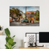 Gasstation - Shannons Supergasoline 1939 Poster (Heimbüro)