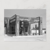 Gasstation Sinclair, 1939 Postkarte (Vorderseite)