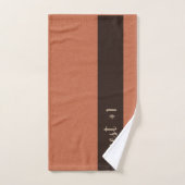 Gast #1 Benutzerdefinierter Text-Struktur Badhandtuch Set (Handtuch)