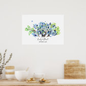 Gast Book Alternative - Paper - Romantischer Wald Poster (Küche)