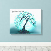 Gast Book Alternative Tree of Life Leinwanddruck (Insitu (Holzboden))