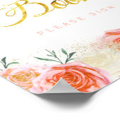 Gast Book Sign (8x10) Poster (Ecke)