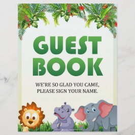 Gast Book Sign [Animal Theme] Briefbogen