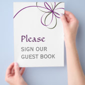 Gast Book Sign Flyer (Hand)