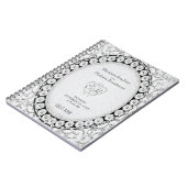 Gast-Buch des Diamant-Glitzer-| Notizblock (Linke Seite)