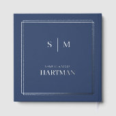 Gast-Buch für ein dauerhaftes Design Gästebuch (Rückseite)