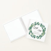 Gast Buch Graduierungsparty Eukalyptus Grüne (Innenseite)