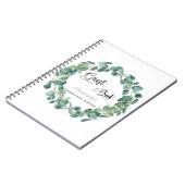 Gast Buch Graduierungsparty Eukalyptus Grüne (Linke Seite)