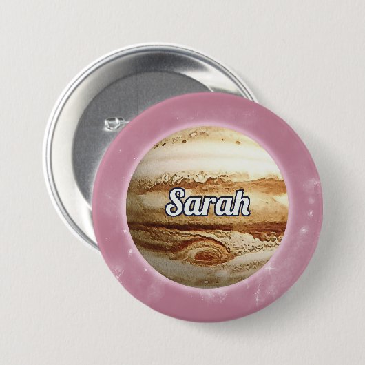 Gast-Button für die Galaxy-Planeten im Weltraum Button (Vorne & Hinten)