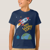 Gast der Ehrenrakete "Science Party" T-Shirt (Vorderseite)