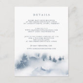 Gast-Detailkarte für Snowbound Begleitkarte (Vorderseite)