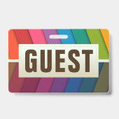 Gast Identifikations-Karte Ausweis (Rückseite)