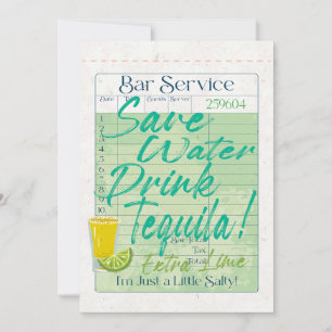 Gast Karo Empfang Rett Water Drink Tequila Salty