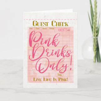 Gast Karo erhalten rosa Getränke Preppy Feminine