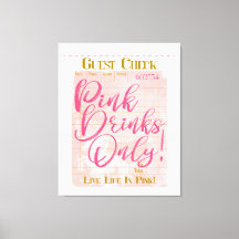 Gast Karo erhalten rosa Getränke Preppy Feminine