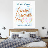 Gast Karo Icciot Coffee Receipt Caramel Macchiato Leinwanddruck (Insitu (Schlafzimmer))