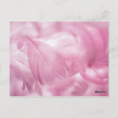 Gast Name Cards Pink Sweet 16 Postkarte (Rückseite)