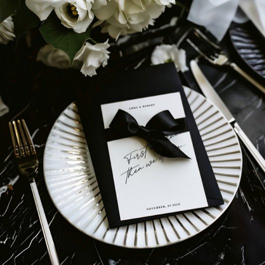 Gast Name Modern Minimal Table Guest Platzkarte