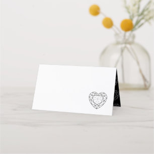 Gast-Platzkarten von Black Onyx Hermes Line Platzkarte