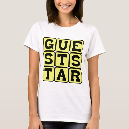 Gast Star, Vorführender T-Shirt (Vorderseite)