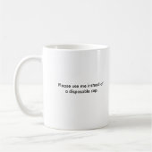 Gast-Tasse, Kaffeetasse (Links)