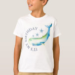 Gast von Ehrenmitglied T - Shirt Birthday Boy Naut<br><div class="desc">Dieser Ehrengast zeigt einen Wal in Blautönen. Der T - Shirt ist ein Beispiel für einen Wal. Die Worte "Es ist mein Geburtstag" sind Set in einem klassischen Schriftart. Fügen Sie den personalisierten Text mithilfe der Vorlagenfelder hinzu. Eine reizvolle Wahl für die Geburtstagsfeiern von Kindern. Kunst und Design von Victoria...</div>