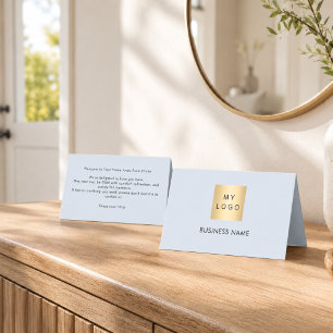 Gast Willkommen Blau Hotelzimmer Karte