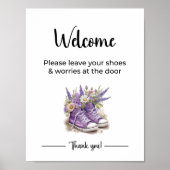 Gast Willkommenszeichen Airbnb Poster (Vorne)