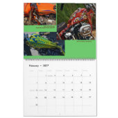 Gastank Graphics Motorrad Lackkunst Riesig Kalender (Feb 2027)