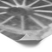 Gäste außerhalb einer Lazy F Ranch Bldg Poster (Ecke)