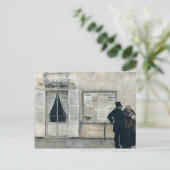 Gäste, die für die Hochzeitsfeier Gewartet sind Postkarte (Stehend Vorderseite)