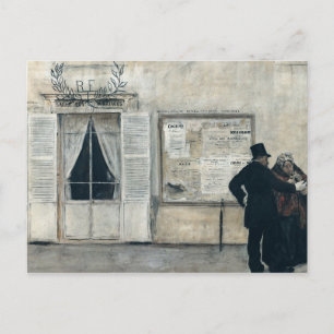 Gäste, die für die Hochzeitsfeier Gewartet sind Postkarte