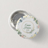 Gäste Hochzeitsgeschenk - Button (Vorne & Hinten)