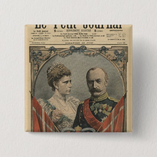 Gäste von Frankreich, König Frederick VIII und Button (Vorderseite)