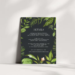 Gästebartenausweis Midnight Garden Begleitkarte