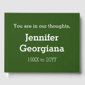 Gästebuch (Vorderseite)