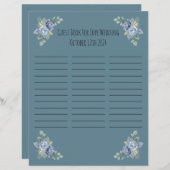 Gästebuch (Vorne/Hinten)