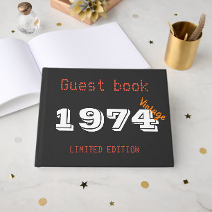 Gästebuch 1974 Jahre Geburtstagsgeschenk