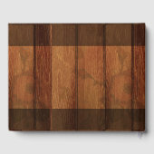 Gästebuch 1 aus rustikalem Holz (Rückseite)