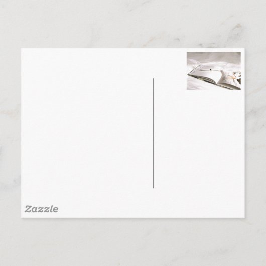 Gästebuch (1) Save the Date Ankündigungspostkarte (Rückseite)