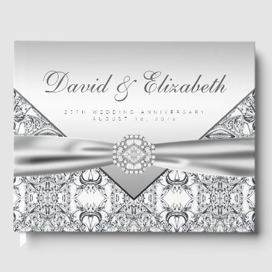 Gästebuch 25. Hochzeit zum Jahrestag (Vorderseite)